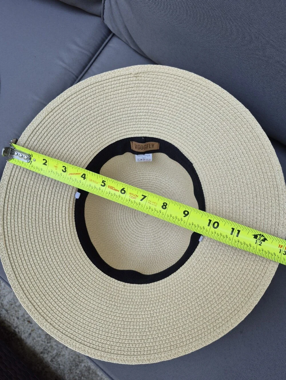 Vgogfly Vintage Wide Brim Staw Summer Hat - Picture 6 of 8